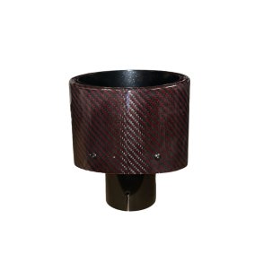 Rrhale Rd Carbon Oval 150-95/76mm. Twill Clear/Black