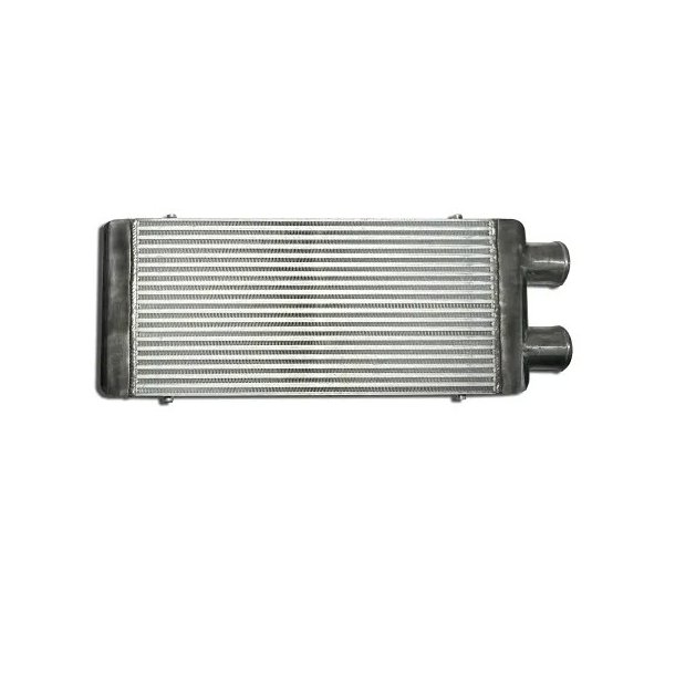 Intercooler 600x300x76mm aluminum - 76mm connections on one side intercooler