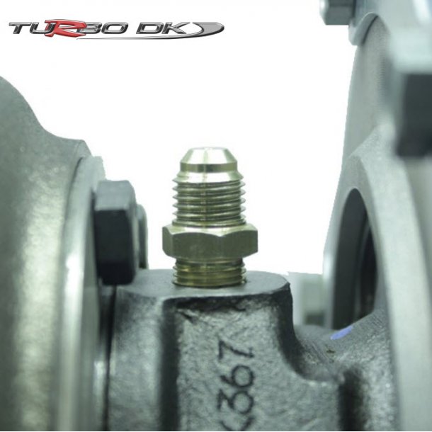 Oil Adapter with Restrictor for Garrett GT-R