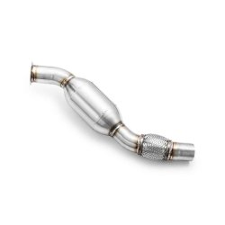 Downpipe m. lyddmper til BMW 1, 3, 5, X1 serie