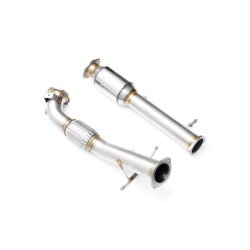 Downpipe Ford Fiesta Mk.6 ST 180 1.6 SCTI inkl. 100-celles euro3 katalysator