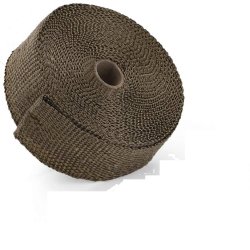 2" (50 mm) heatwrap, 10 m rulle sort 